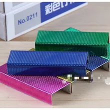 Цветной металлический 12#24/6 штапельного офиса и канцелярские принадлежности для школы цветные связывающие поставки