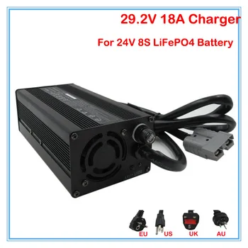 

600W 24V LiFePO4 charger Output 29.2V 18A Charger 110V / 220V For 8S 24V LiFePO4 Battery pack DHL Free shipping