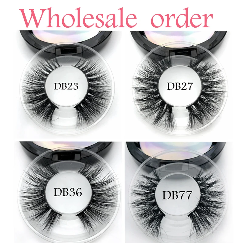

New arrivals wholesale order 30pairs free DHL mink fur eyelashes high quality 3D false mink lashes