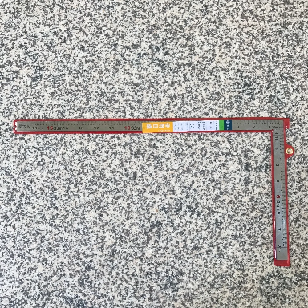 

Square Ruler 90 Degrees Stainless Steel Rulers Woodworking Art Working and Factory Use Accuracy 1 mm