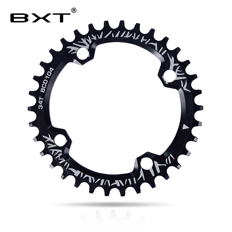 2019 سبيكة دراجة الساعد MTB 104BCD جولة 32 T/34 T/36 T/38 T سلسلة حلقة ضيق واسعة الدراجة Chainwheel دائرة Crankset دراجة أجزاء