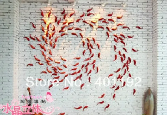 Free Shipping 100pcs Pack Diy Wall Sticker Koi Fishes Home Free Shipping 100pcs Pack Diy Wall Sticker Koi Fishes Home Decor Room