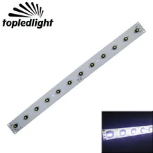 Topledlight настроить 12 В 12 светодиодов высокой мощности Led бар излучатель лампа свет белый 6500 к теплый белый 3000 К светодиодные полосы света