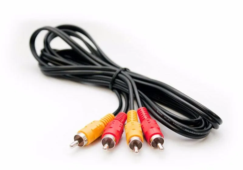 Lot Of 10 for NES AV RCA Audio Video Cable For Nintendo NES Vintage A/V