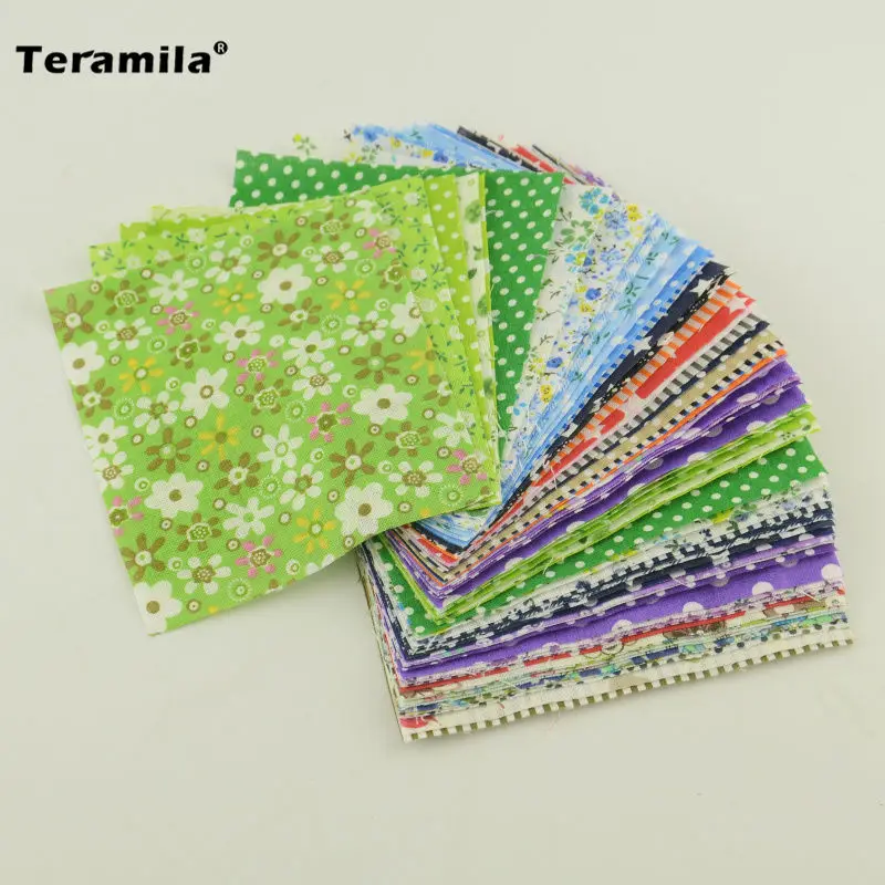 Cotton Fabric Charm Packs 50pieces 10cmx12cm Fabric Stash  Patchwork Fabric Quilting Tilda No Repeat Design Tissue Fat Quarter