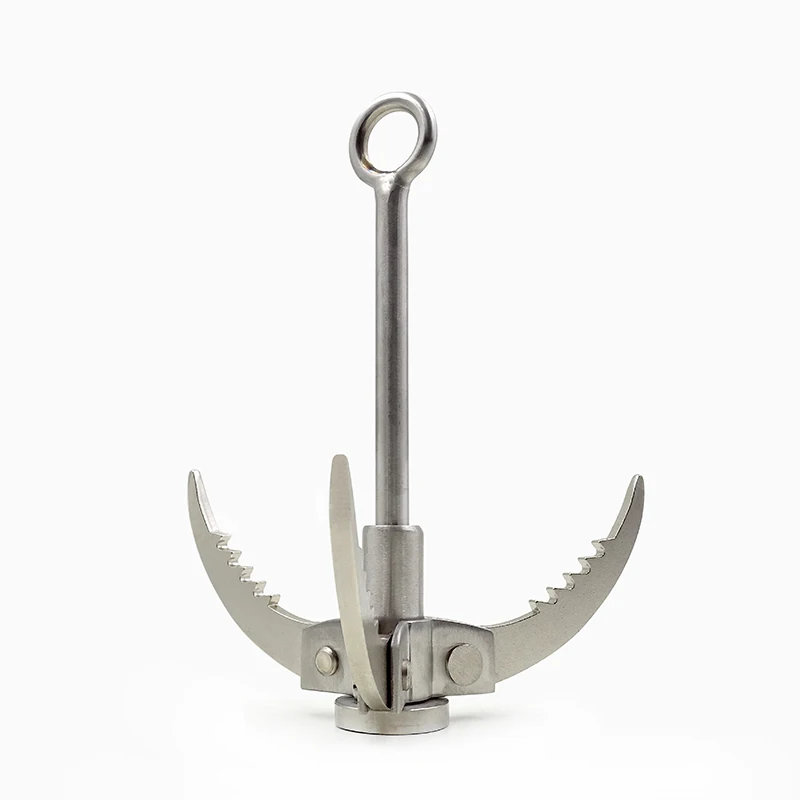  Grappling Hook Claw Folding 3 4 Claw Outdoor Survival Safety Climbing Flying Claw Portable Stainles