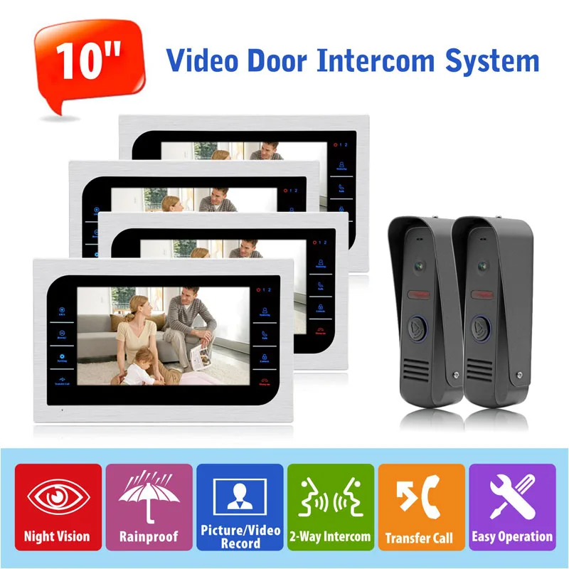 Advanced Video Door Intercom System High Definition Front