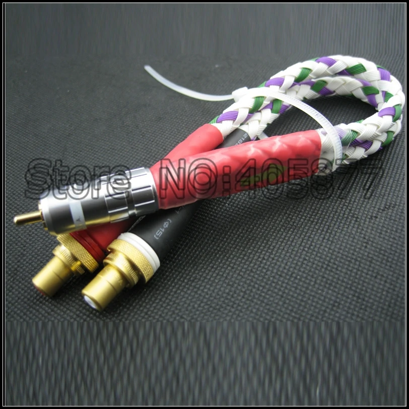 

Hi-End  viborg audio  Reference RCA TO RCA FEMALE AUDIO CABLE 15CM