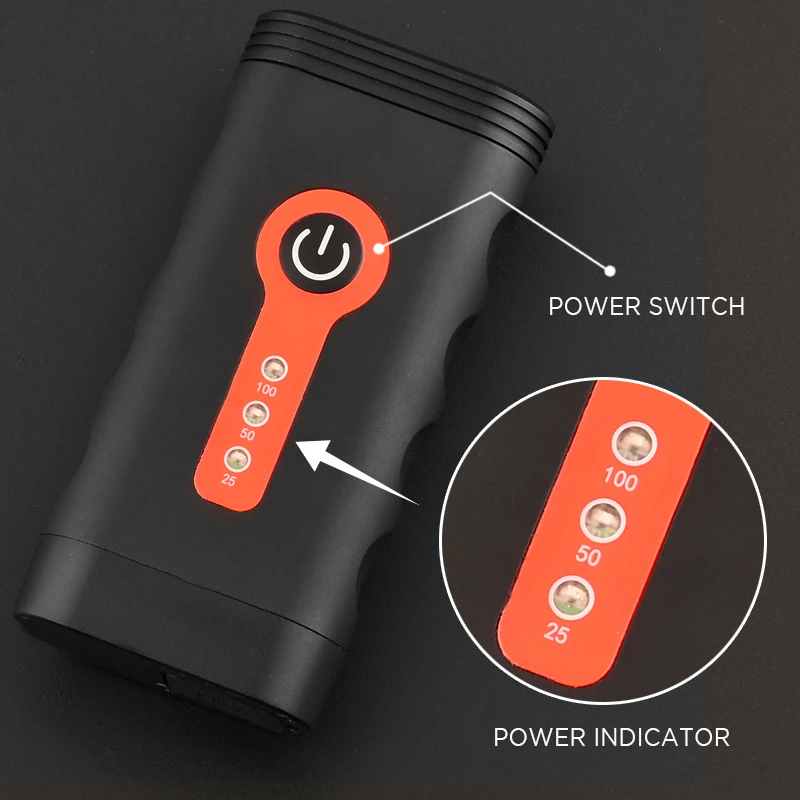 Flash Deal Built-in 4400mAh 18650 Battery USB Rechargeable Bike Front Lamp 2* XTG LED Front Handlebar Bike Light 2