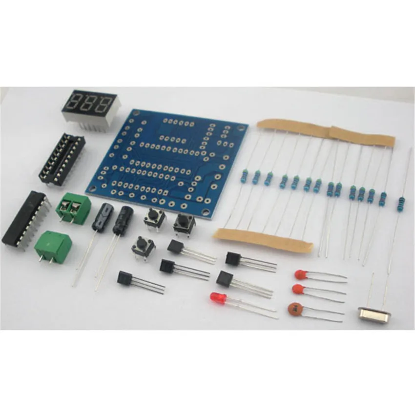 Cnikesin diy AT89c2051 + 18B20 цифровой регулятор температуры MCU дизайн термометр комплект