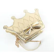 Frauen personalisierte crown handtasche 3 way tragen lolita geformt royal kette umhängetasche rosa bogen diamant niete kreative geschenk