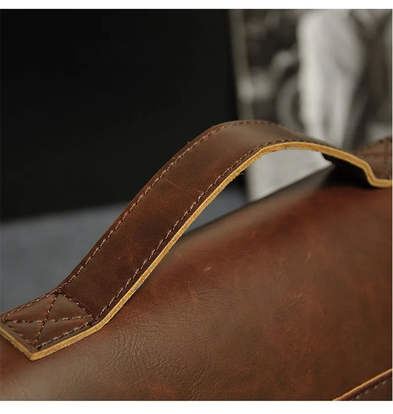 Деловой портфель мужские 2019 кожаные сумки мужские сумки для ноутбука повседневная мужская сумка классические сумки на плечо Винтажный