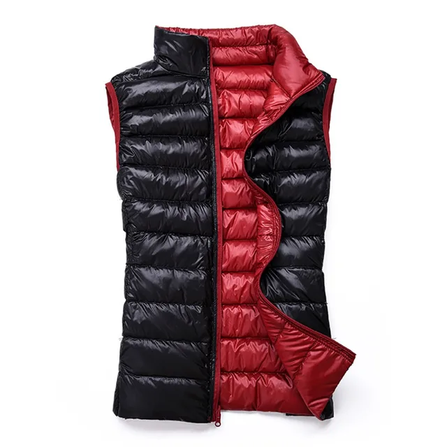 2018 New Women Waistcoat Sleeveless Jacket Coat Winter Ultra Light White Duck Down Vest Female Slim Warm Vest Women's Windproof