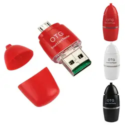 OTG Micro USB к USB 2,0 Micro SD Card Reader Адаптер для Android телефонов Exteral Портативный USB SD Card Reader Suppion