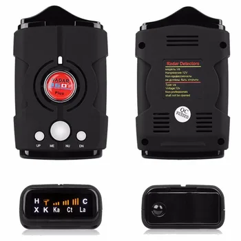 

V8 360 Degree Car Radar Detector 16 Band Russia/English version LED Display Anti Radar Detector Laser Security Range 300 Meters