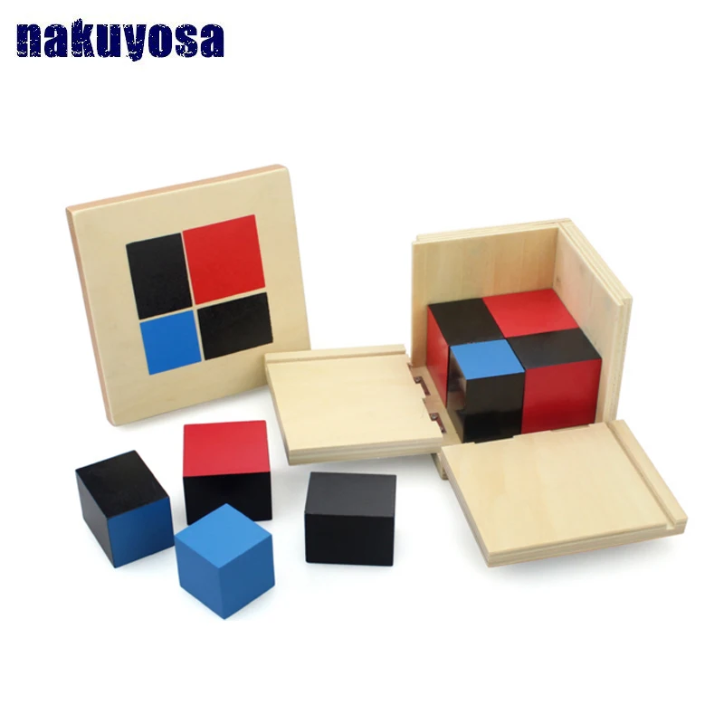 Mathematics Wooden Magic Cubes Montessori teaching aids Early Childhood Intelligence Educational