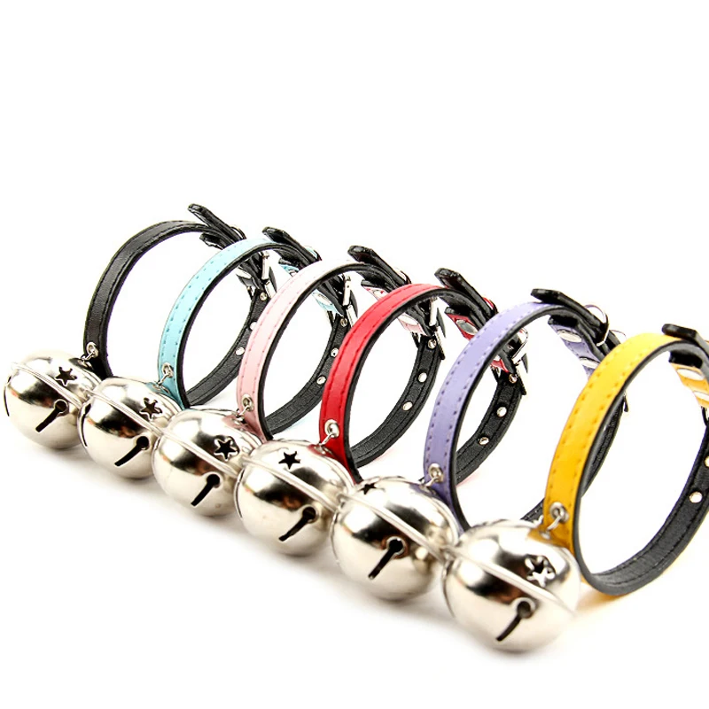 6colors Oversized Pet Collars Dog Cat Bells Colla...
