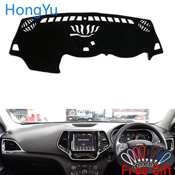 

Car Dashboard Cover Dash Mat Board Pad Carpet Dashmat Interior Mats for Jeep Cherokee 2016 - 2019 Right Hand Drive Accessories