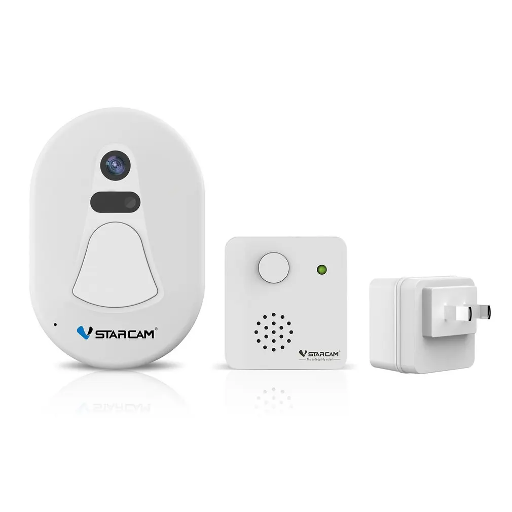 

Smart Wireless Wifi Doorbell With Camera Automatically Takes Photo Picture Home Security Tiny Size Smart Wi-fi Photo Doorbell