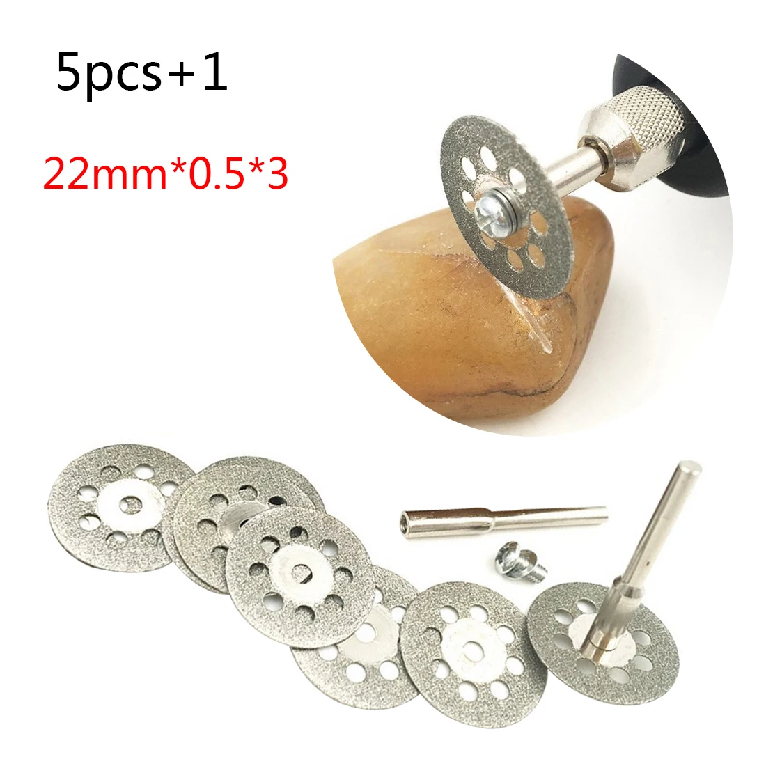 

Hot Sale 22mm Rotary Tool Accessory Diamond Cut Off Wheel Disc Fits Dremel Rotary Tools Craftsman