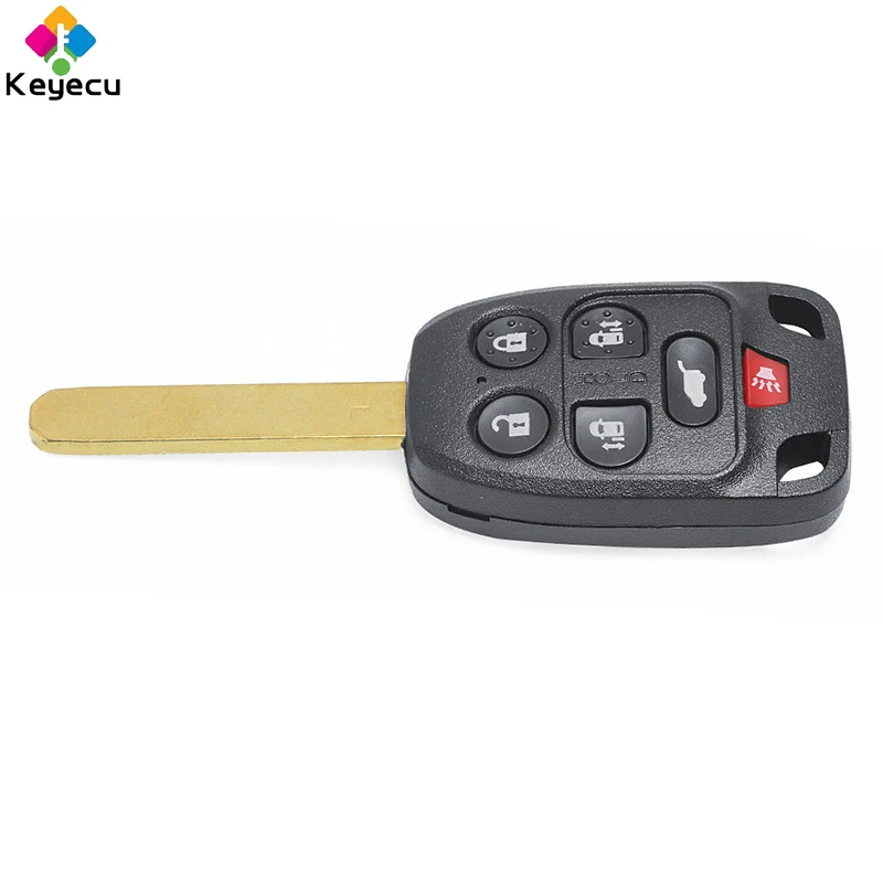 KEYECU REMOTE CONTROL CAR KEY - 5 1/ 6 BUTTONS & 313.8MHZ - FOB FOR HONDA ODYSSEY 2011 2012 2013 FCC ID: N5F-A04TAA / N5F-A04TAA