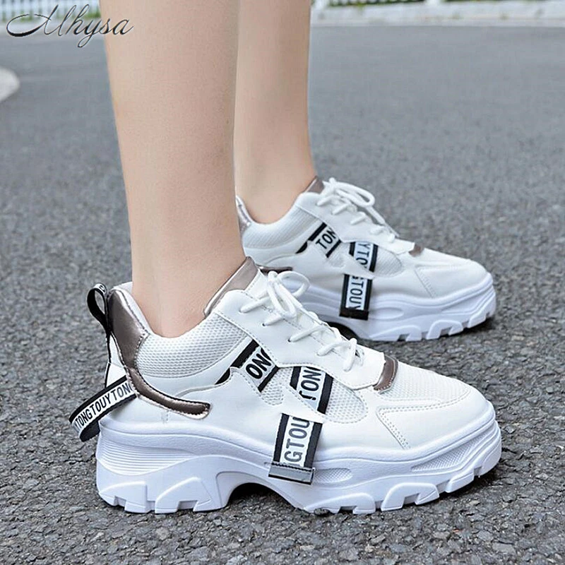 comfortable platform trainers