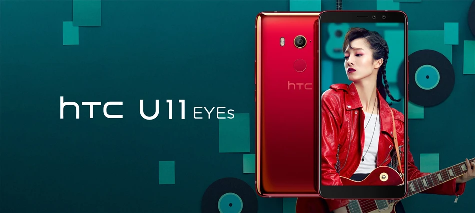 htc U11 EYEs Восьмиядерный 6,0 дюймов LTE 4 ГБ ОЗУ 64 Гб ПЗУ 1080P МП камера Snapdragon652 две sim-карты разблокированный мобильный телефон