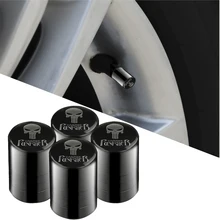 4 шт. Каратель белый/черный череп логотип колпачки для автомобильных колес аксессуары для шин Стебли Крышки Авто Стайлинг для Ford Toyota Audi BMW