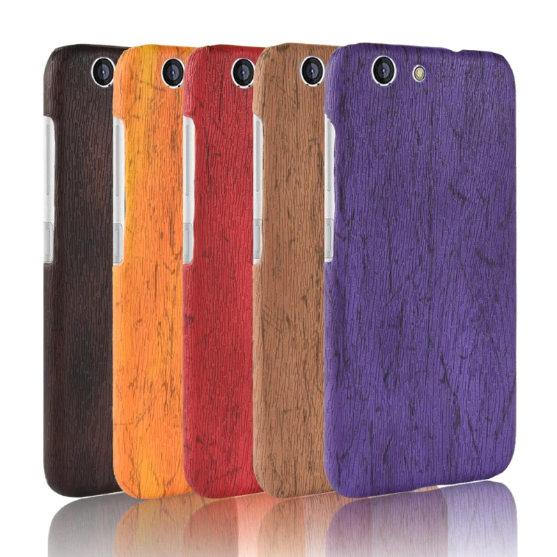 ZTE Blade A512 Z10 5.2inch Wood grain PU leather +PC case