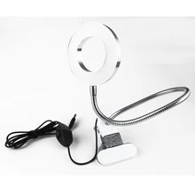 Лучшие продажи средства для макияжа тату-лампа с зажимом USB холодный свет светодиодный светильник бровей Тату-дизайн ногтей матовая яркость