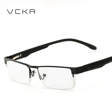 VCKA квадратные очки для чтения из нержавеющей стали компьютерные женские и мужские очки женские Gafas de Lectura 1,00-4,00