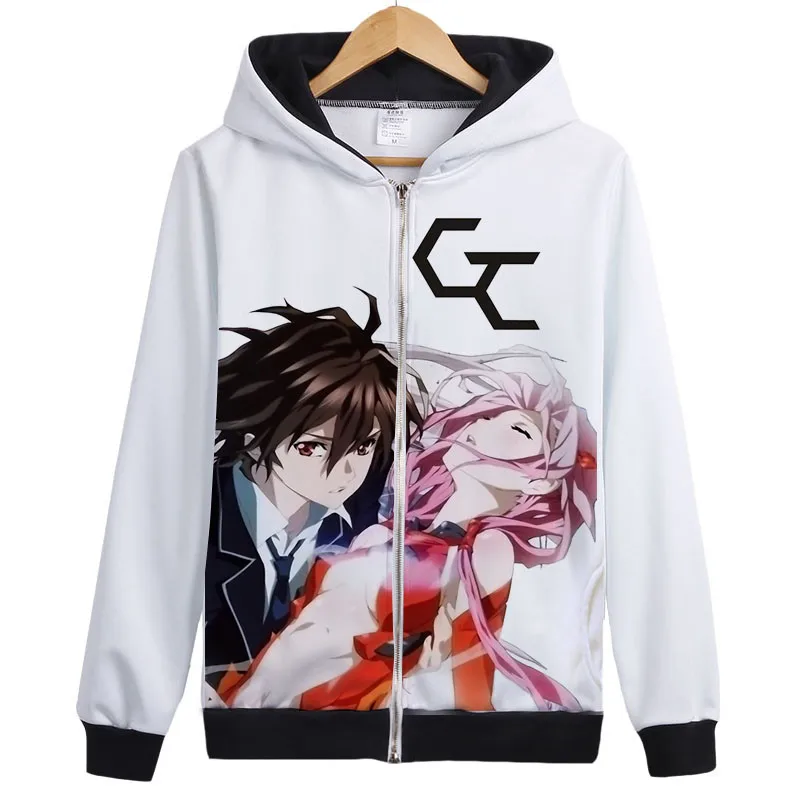 Толстовки с капюшоном guilty crown Инори юдзуриха ouma Shu Косплей Костюм Толстовка с капюшоном куртка пальто Новые худи в стиле аниме для мужчин и женщин