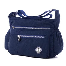 De Las Mujeres de Nylon Bolsas de Mensajero mujeres de los bolsos de Ocio de Moda de lujo Fresco diseñador totalizador Sac A Principal Bolsa Monedero Girls Bolsas de Hombro