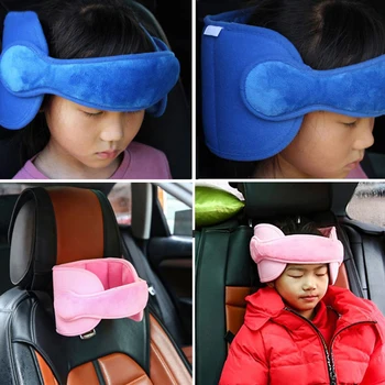 

Child Car Seat Head Pillow Positioner Support Comfortable Safe Straps Sleep Solution Neck Travel Stroller Soft Caushion