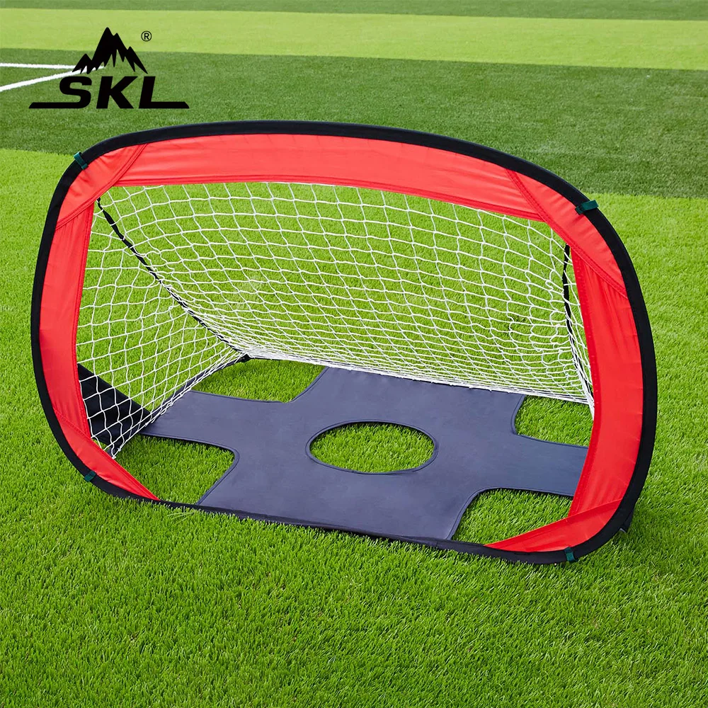 SKL 2-в-1 складные и Портативный футбольные ворота комплект быстро до цели всплывающих футбол цели для детей (43,3 "х 31,5" W) Футбол цель