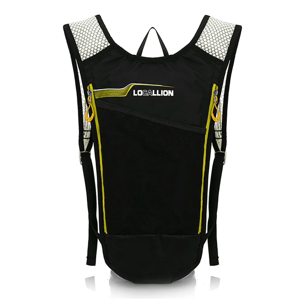 Bicycle Hydration Backpack Portable Cycling Water Bag Climbing Hiking Backpack Outdoor Sports Bike Running Bags - Цвет: Цвет: желтый