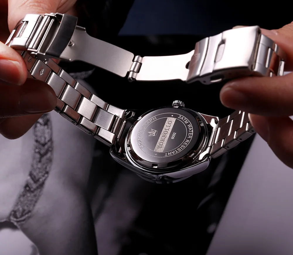 Женские часы TORBOLLO новые женские часы Серебряные Простые reloj mujer водонепроницаемые женские часы с календарем