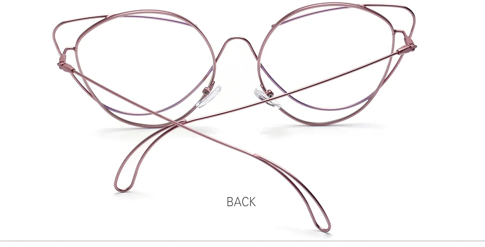 OVZA красивые очки для глаз кошки оправа женские модные оптическая оправа из металла винтажные женские очки оправа бренд разработан S1099