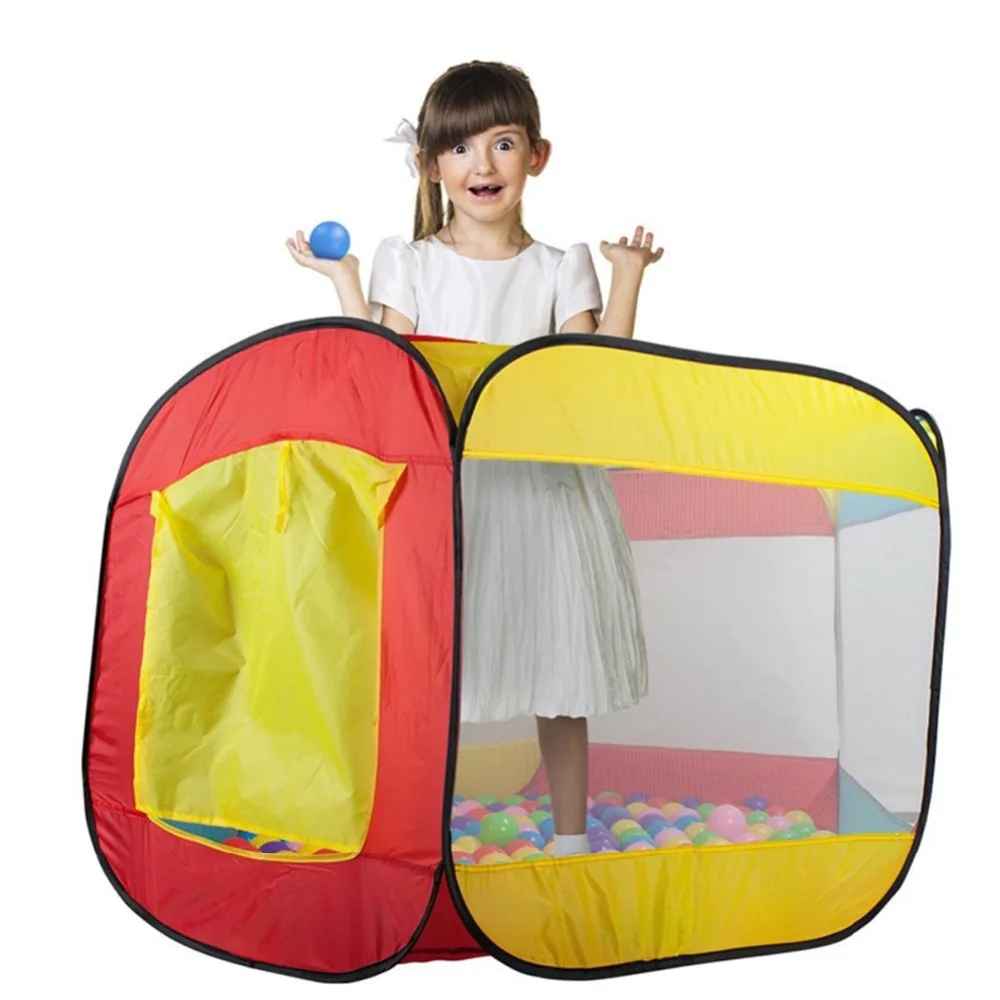 

Indoor Outdoor Easy Folding Ocean Ball Pool Pit Game Tent Play Hut Girls Garden Playhouse Kids Children Toy Play House