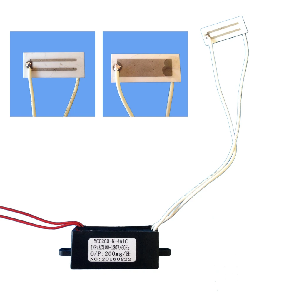 DC12V/24 V AC110V/220 V Керамика генератор озона пластины 200 мг/ч для очиститель воздуха 12 шт./лот