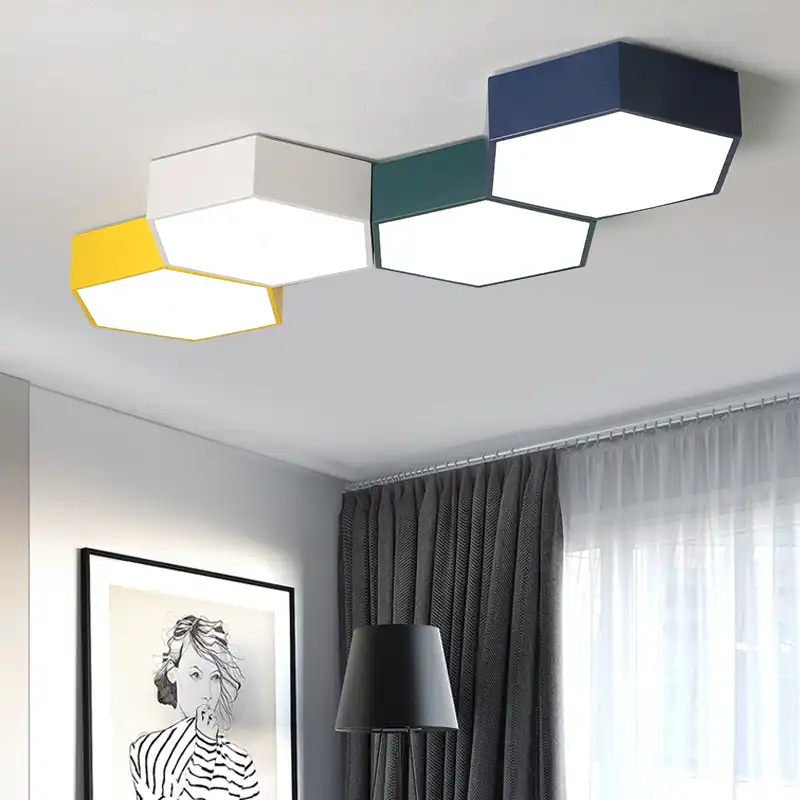 Diy Led Honeycomb Ceiling Lighting Ceiling Lamps For The Living