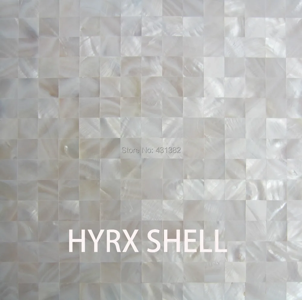 Home improvement freshwater shell mosaic tile
