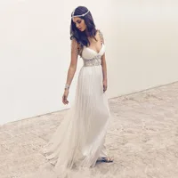 Bling Bling Wedding Dress Crystal Shinny Caap sleeve Beach Soft Bridal Gowns Sexy Beading Bridal Gowns 2016 Z006