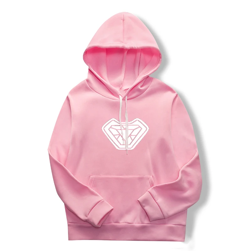 

2019 solid-color printed sweatshirt women's hoodie sport pullover spring and autumn long-sleeved men's and women's sweatshirts