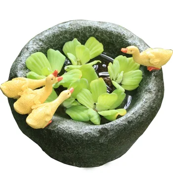 

Creative hydroponic plant flower pot personality resin Succulents container ducklings ornaments potted decoration gift mx6241716