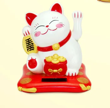 

Good Meijia manufacturers selling cat solar solar car accessories accessories Home Furnishing Lucky Cat