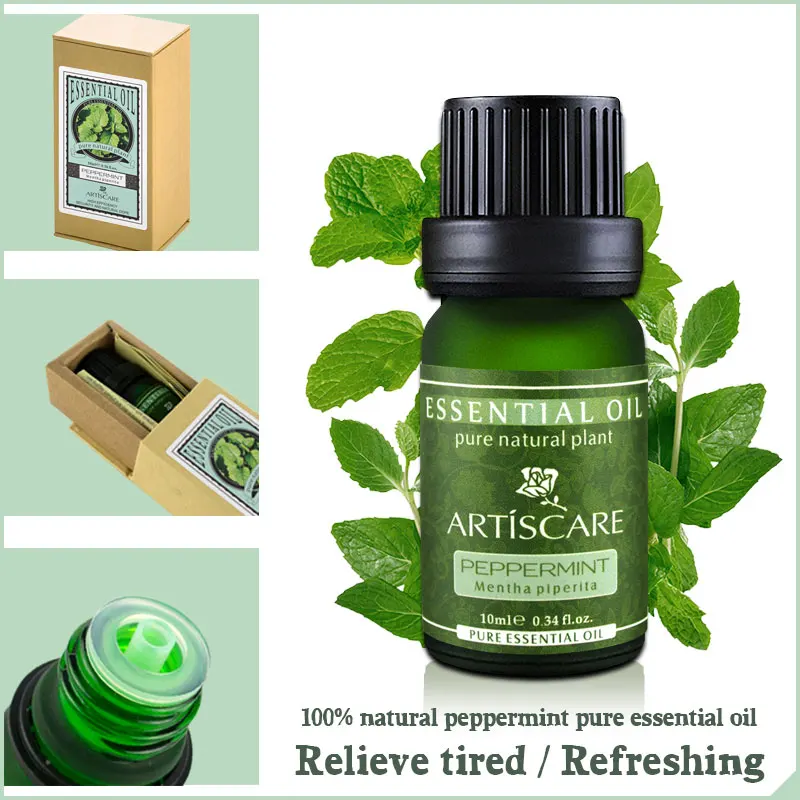 ARTISCARE 100% Peppermint Pure Essential Oil 10ml Deep Clean Pores and Black Head Cleansing Skin Relieve Tired and Headache цена ARTISCARE 100% Peppermint Pure Essential Oil 10ml Deep Clean Pores and Black Head Cleansing Skin Relieve Tired and Headache цены онлайн