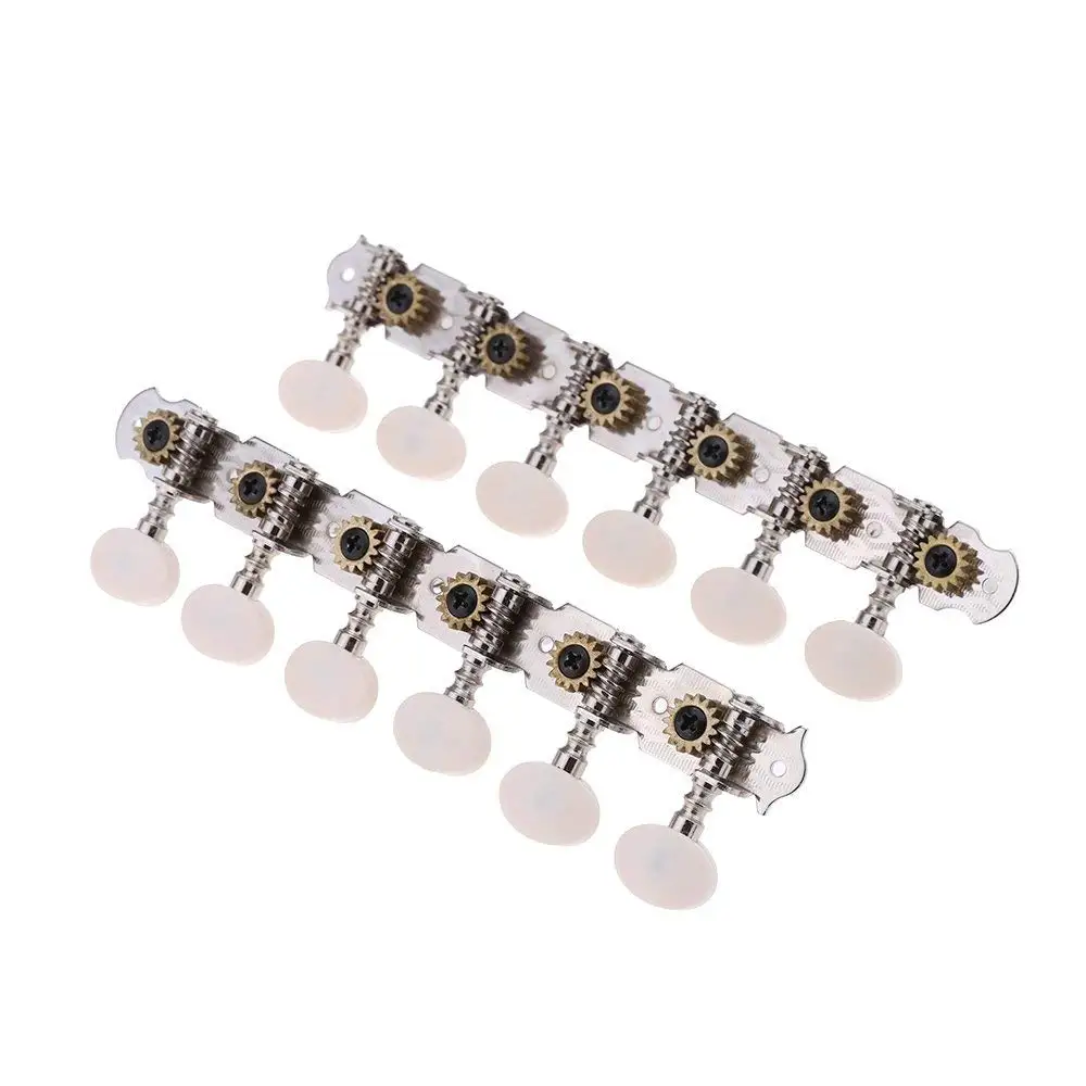 6R6L 12 String Acoustic Guitar Tuning Key Peg Tuner Machine Head String