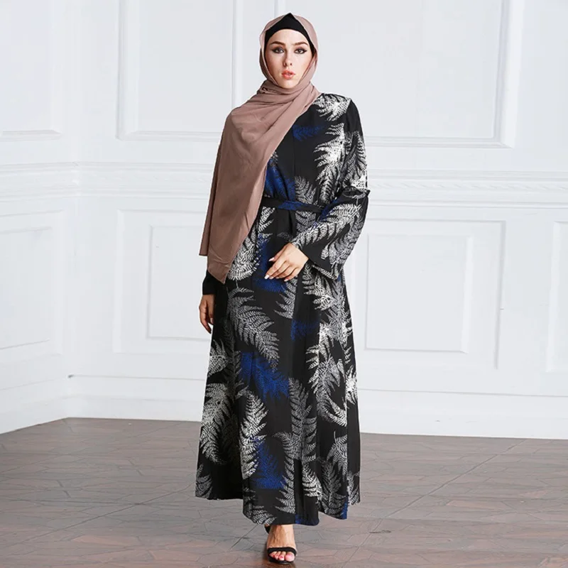 women's clothing muslim dresses  muslim gown loose dresses M-7XL plus size women's dresses muslim clothing arab robe 5252