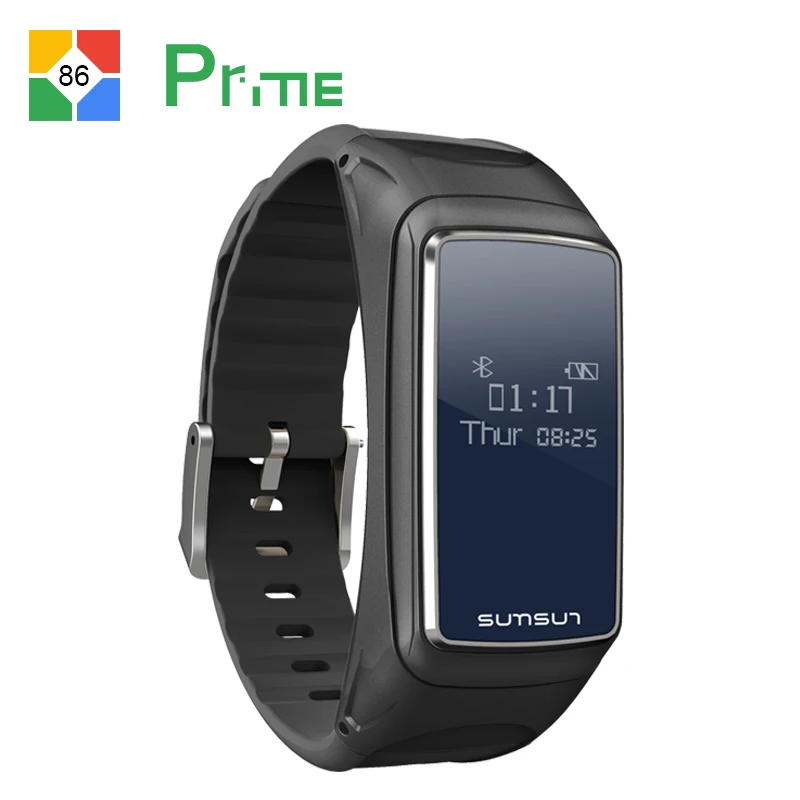 Smart watch Bluetooth Earphone Wristband Answer Call OLED Screen Heart Rate Monitor Active Tracker Sport Bracelet